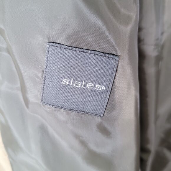 SLATE & STONE Slates Men's XL Brown Tan Faux Suede Lined Button Work Jacket - Picture 8 of 10